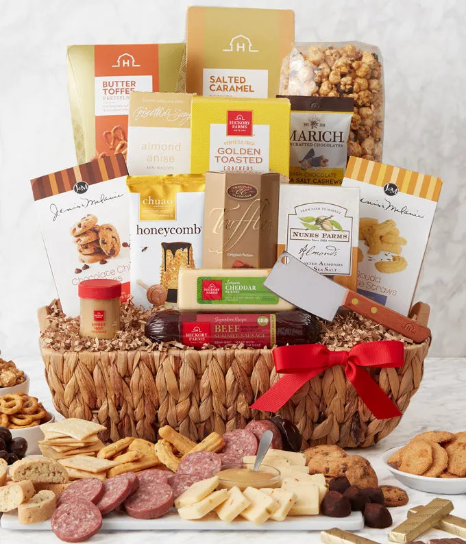 Valentine&#39;s Day Meat &amp; Cheese Gourmet Basket