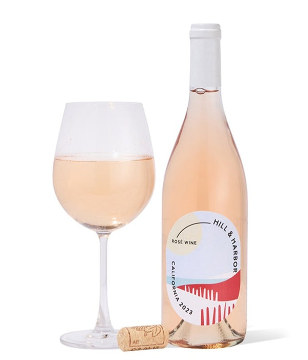 Deluxe Meat & Cheese Gift Box with Rosé Wine - The Gift Basket Store