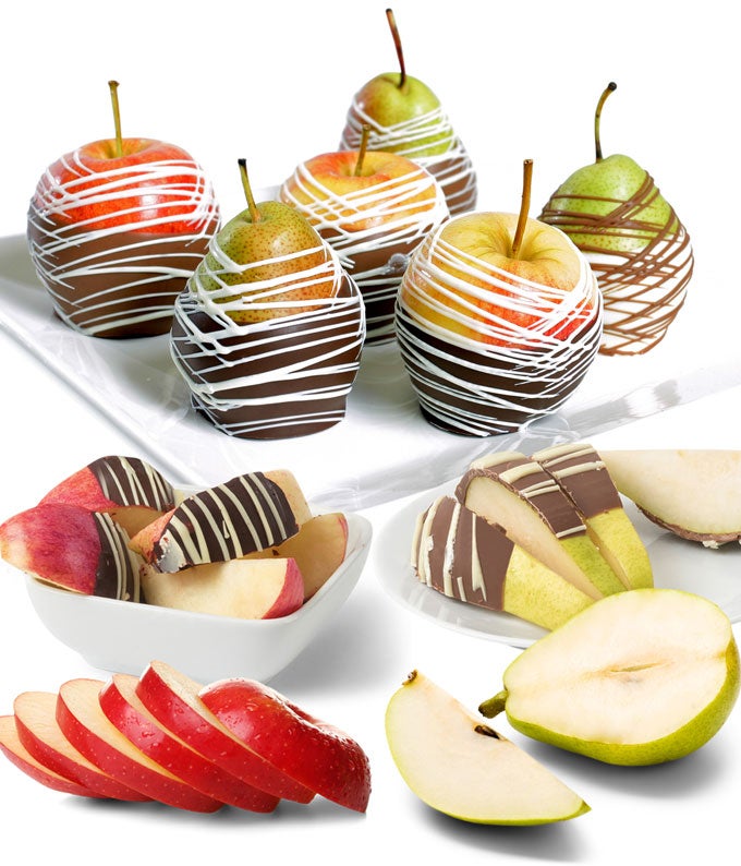 Chocolate Covered Apples and Pears