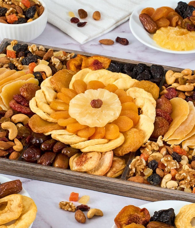 Kosher Dried Fruit and Nut Platter