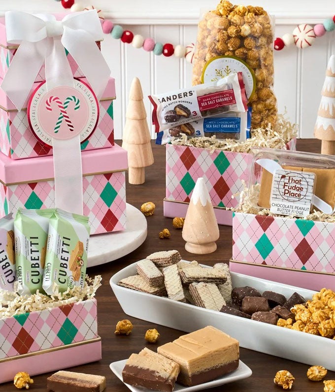 Sweet Treats Winter Gift Tower