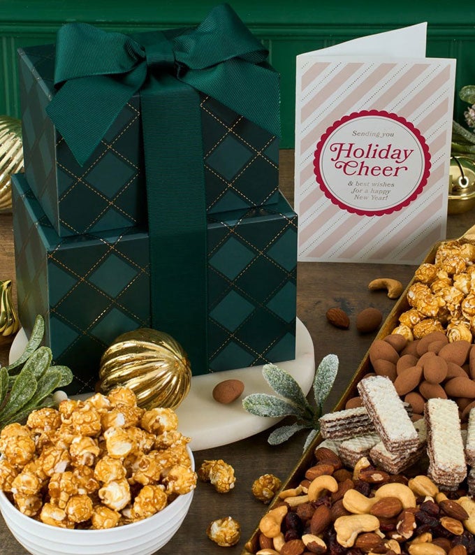 Peace, Love, & Joy Gift Tower