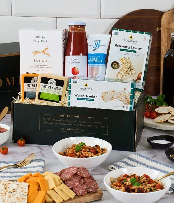 Italian Pasta Night In Gift Basket