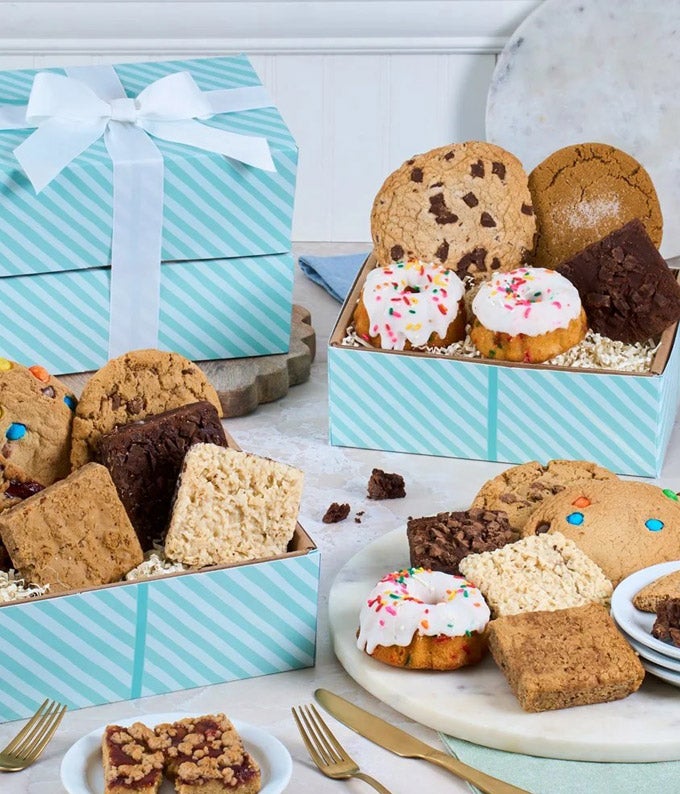 Baked Goods and Bundt Cakes Gift Tower
