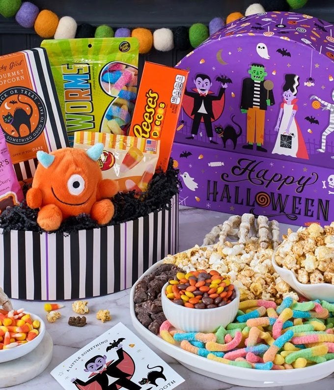 Halloween Candy and Sweets Gift Basket