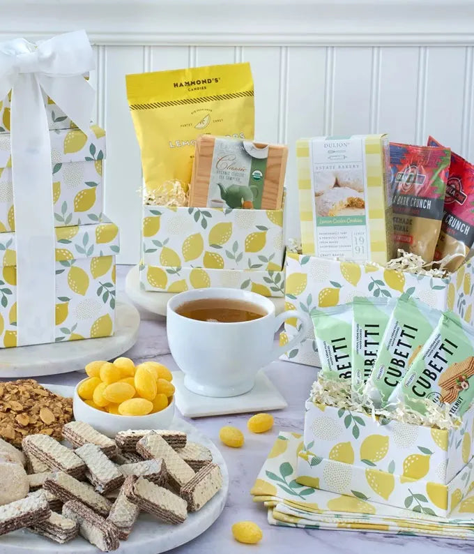 Lux Lemon Treats for Mom Gift Tower