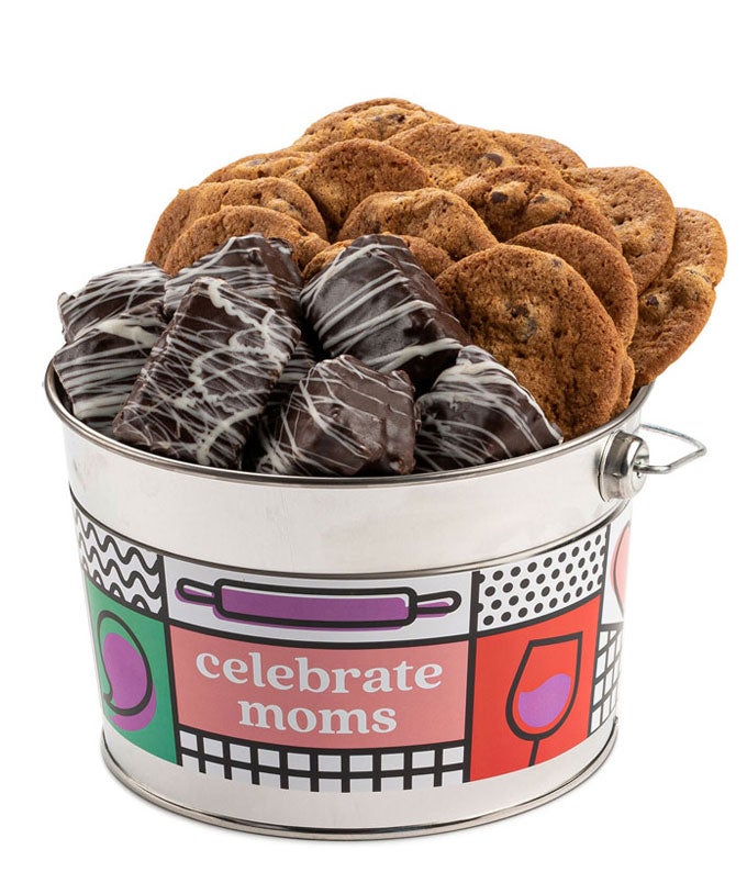 Crispy Cookies &amp; Chocolate Brownies Bucket for Mom