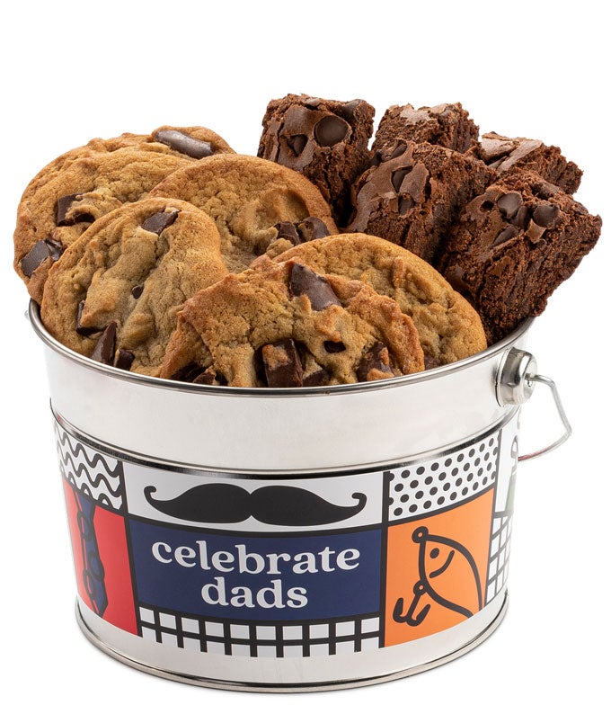 Father's Day Cookie & Brownie Bucket