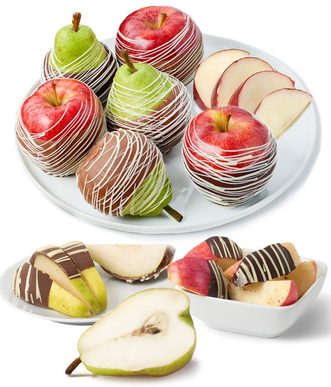 Chocolate Covered Apples and Pears