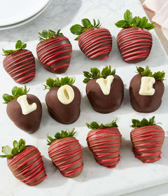 LOVE Chocolate Covered Strawberry - The Gift Basket Store