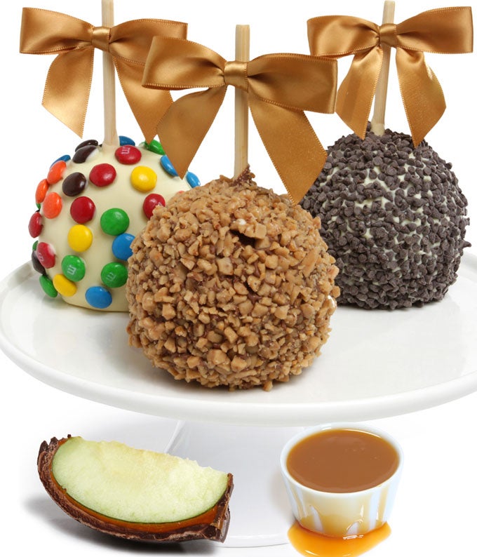 Birthday Caramel Apples