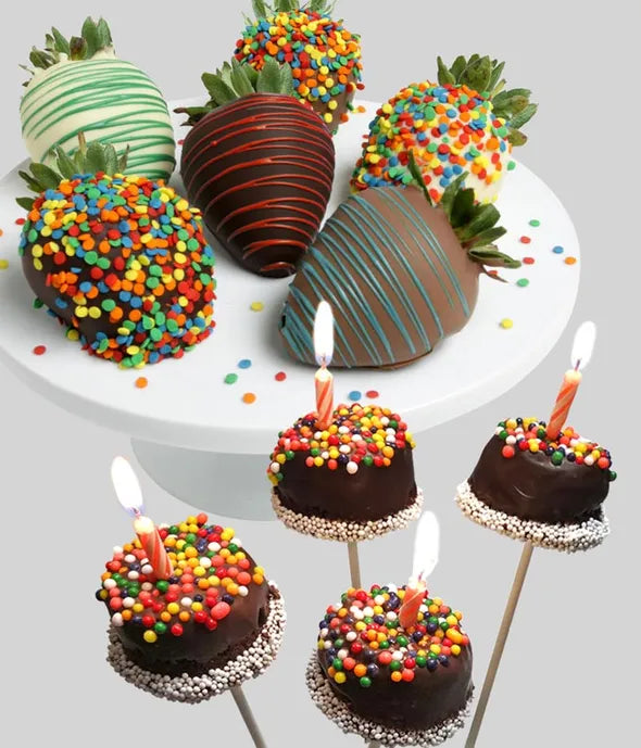 BIRTHDAY Chocolate Covered Strawberries