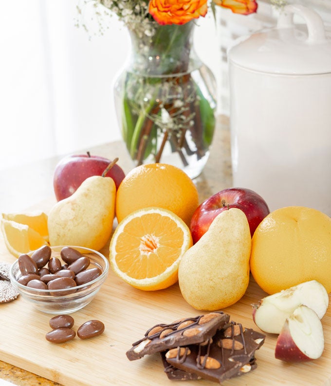 Fruit &amp; Belgian Chocolate Treats Gift