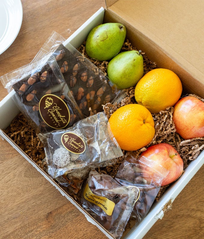 Fruit &amp; Belgian Chocolate Treats Gift