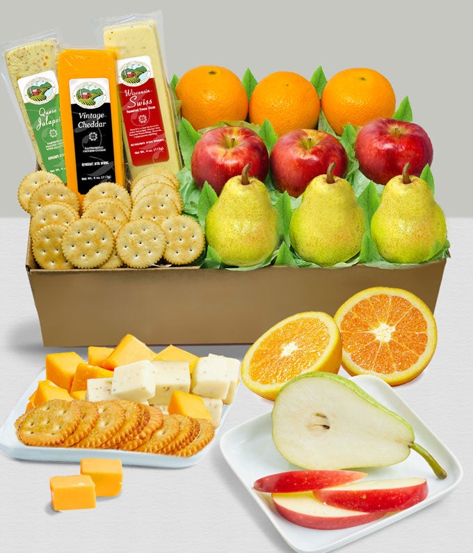 Father's Day Premier Fruit & Cheese Gift