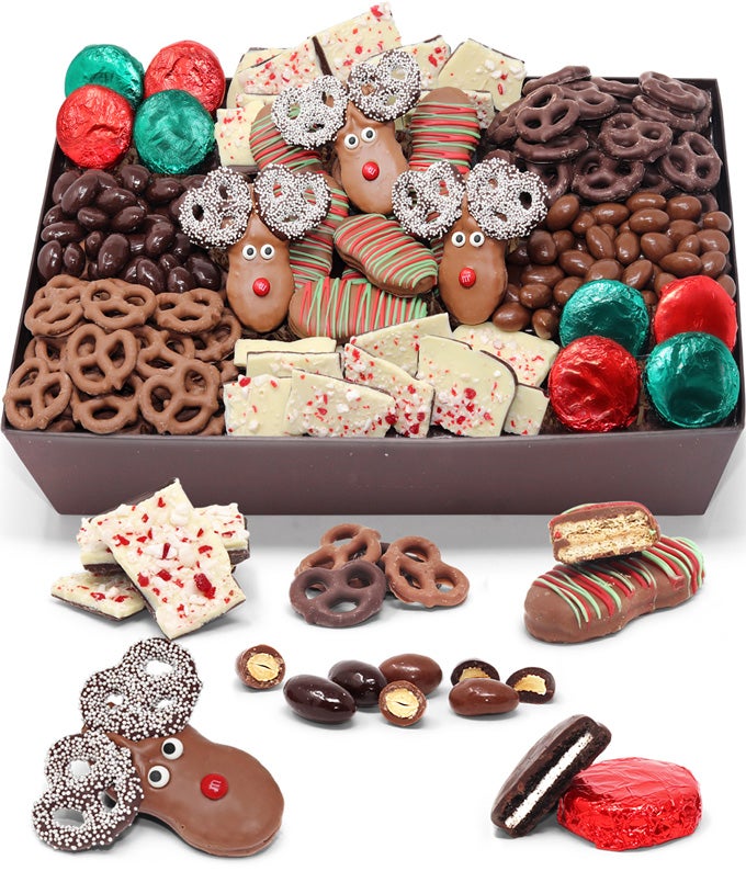 Christmas Reindeer Chocolate Gift Box