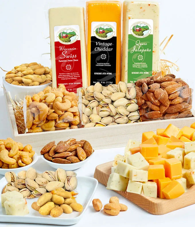 Cheese &amp; Nuts Sampler Tray