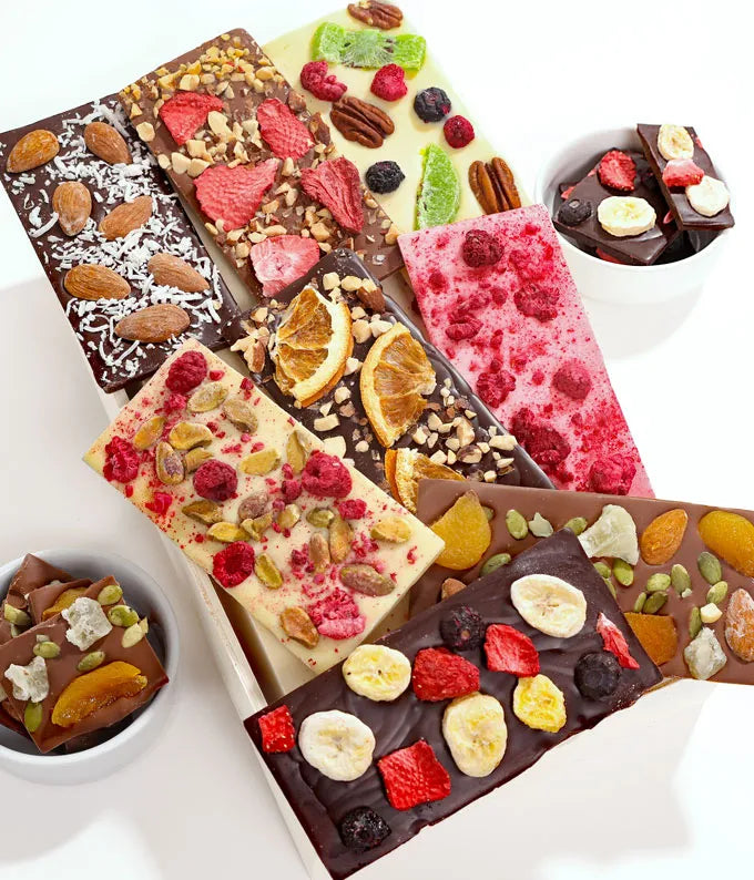 Assorted Belgian Chocolate Bark Gift Tray