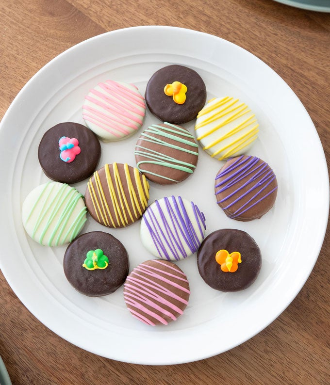 Easter Butterfly Chocolate Dipped OREO Cookies