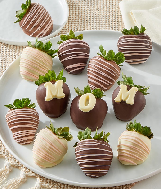 Love Mom Chocolate Covered Strawberries