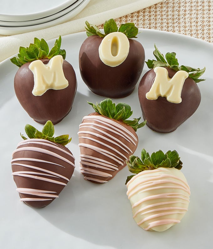 Mom Chocolate Covered Strawberries - 6 Pieces