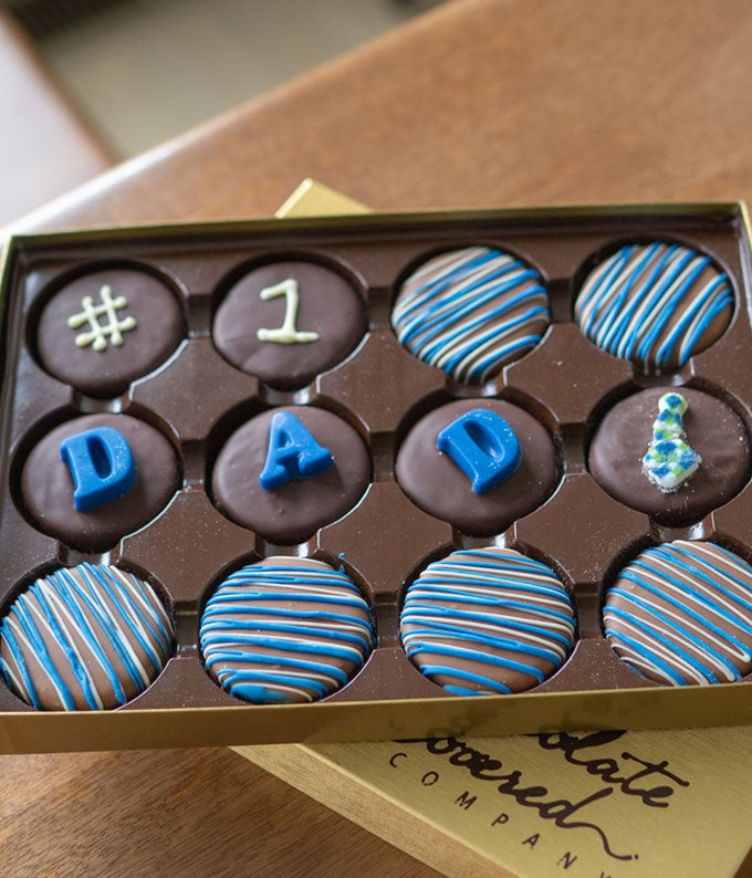 #1 Dad Chocolate Covered OREO Cookies