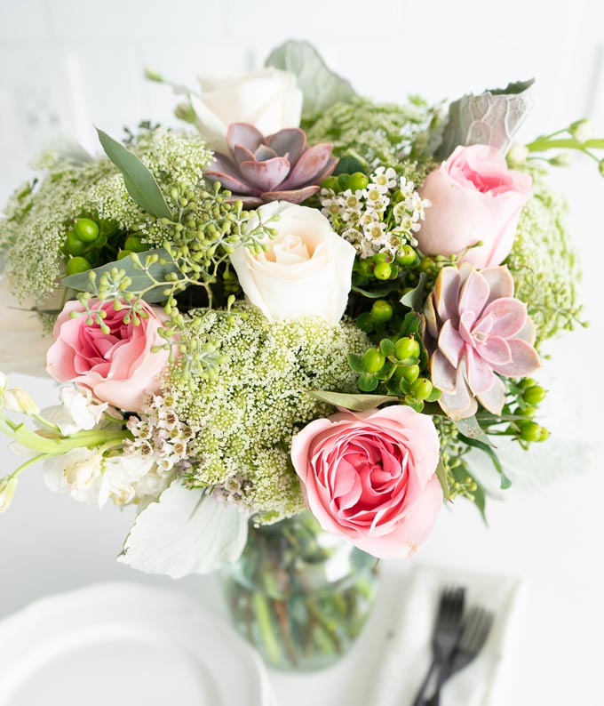 Sweet Succulent Bouquet