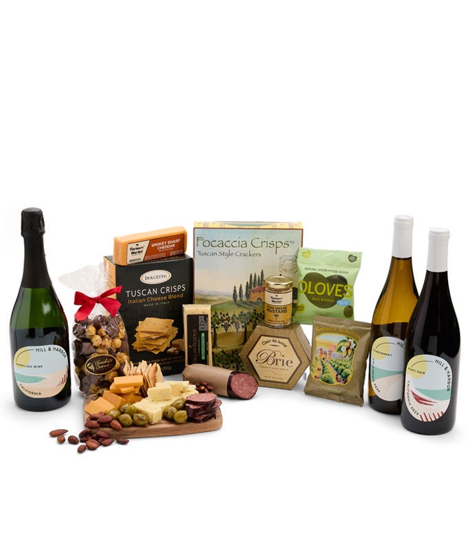 Premium Charuterie &amp; California Wine Gift Box