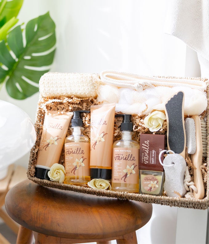 Vanilla Spa Basket