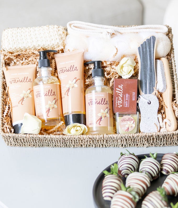 Vanilla Spa Basket