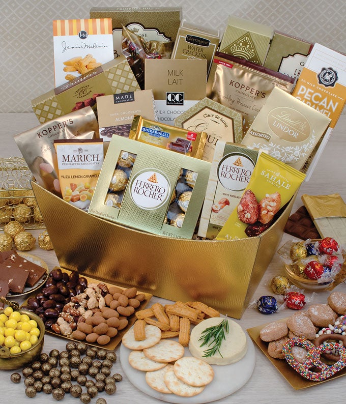 Gilded Gourmet Gift Basket