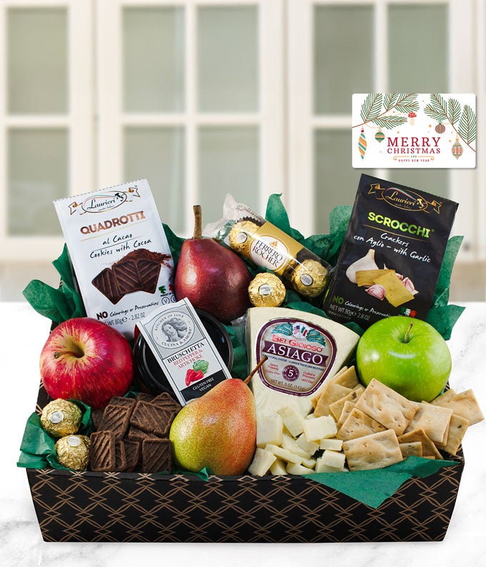 Merry Christmas Fresh Gourmet Gift Box