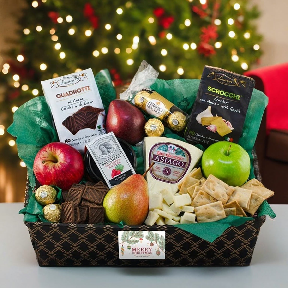 Merry Christmas Fresh Gourmet Gift Box