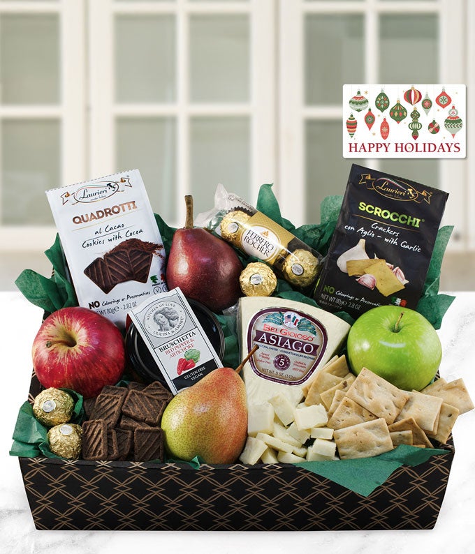 Happy Holidays Farm Fresh Gourmet Gift Box