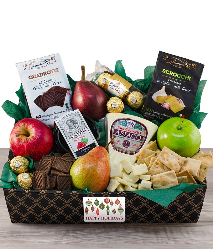 Happy Holidays Farm Fresh Gourmet Gift Box