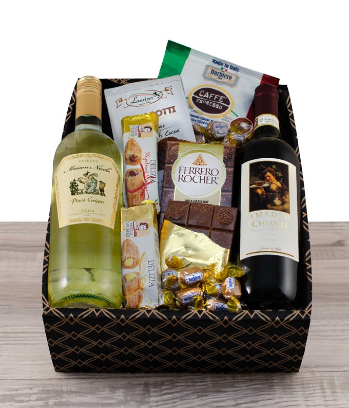 Premium Red &amp; White Wine Gift Box