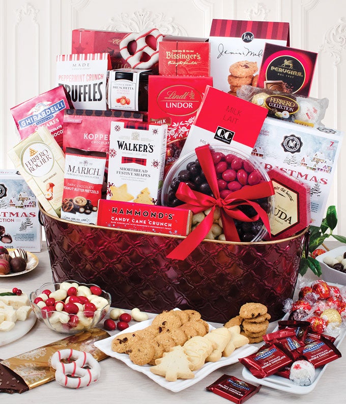 Christmas Connoisseur Gourmet Gift Basket