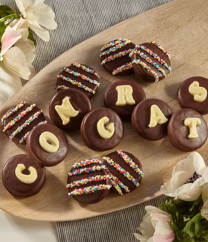 congratulations chocolate cookie gift for delivery