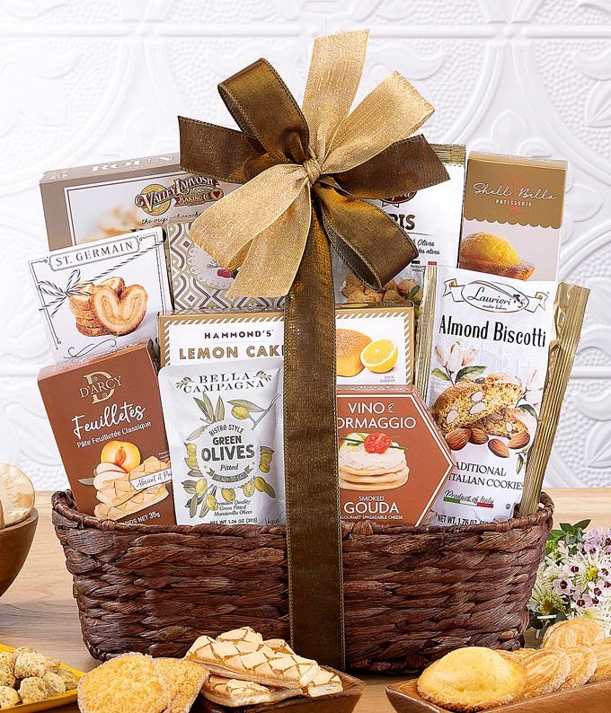 Sympathy Gourmet Snack Basket