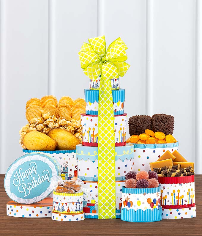 Sweetest Birthday Gift Tower