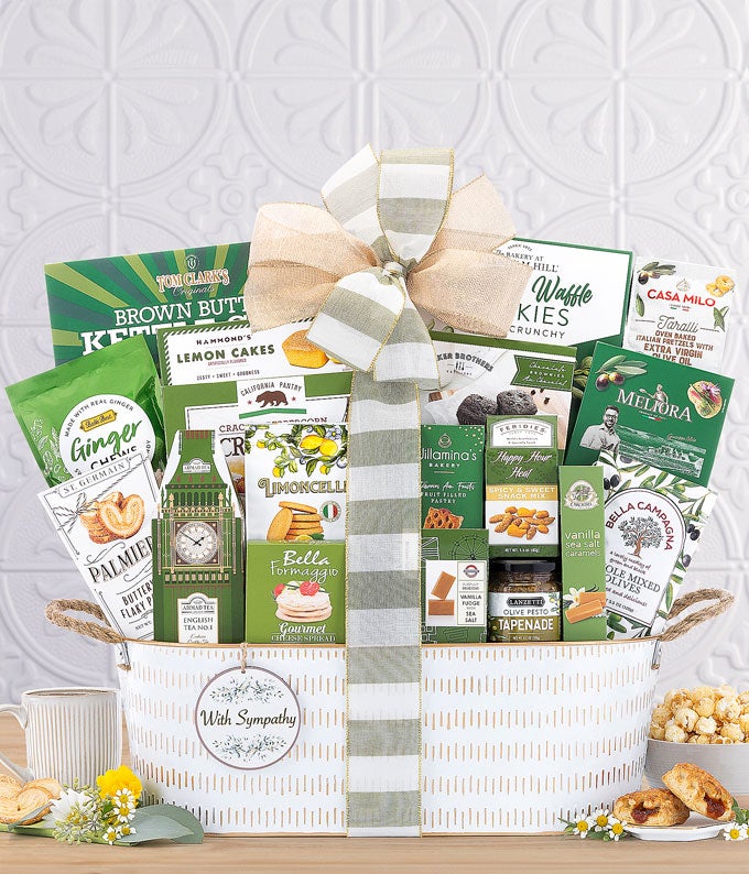Gourmet Delights Deli & Sweets Sympathy Basket
