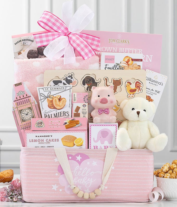 Precious Baby Girl Gift Basket The Gift Basket Store