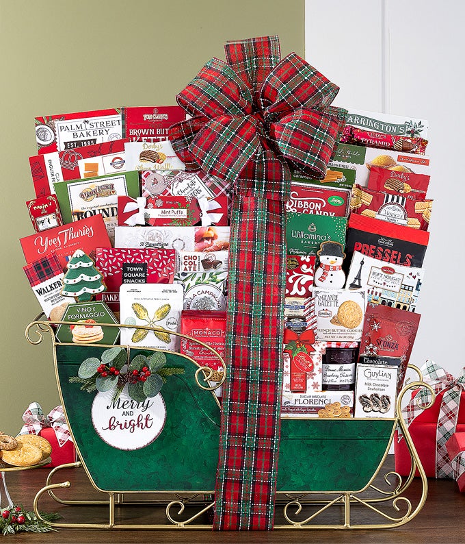 Luxury Sleigh Gourmet Gift Basket