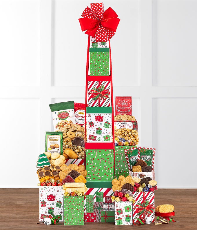 Tower of Winter Treats