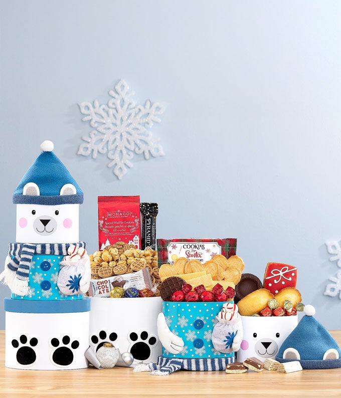 Frozen Snowman Gift Tower