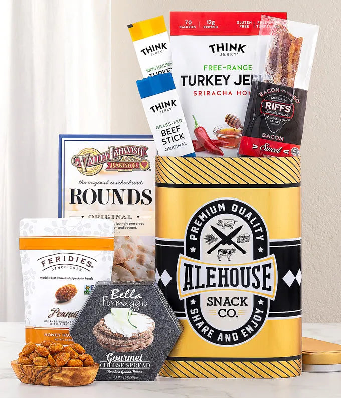 Premium Jerky &amp; Snacks Gift Tin