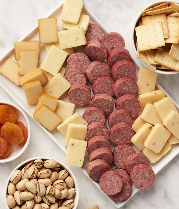 Meat & Cheese Wooden Crate
