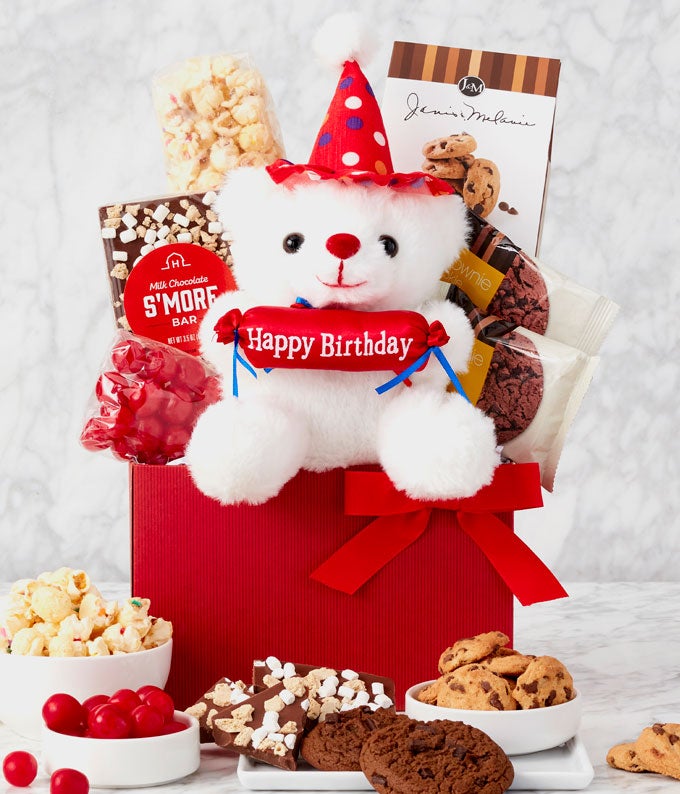 Beary Happy Birthday Snack Basket