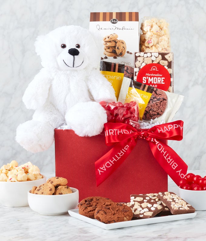 Beary Happy Birthday Snack Basket