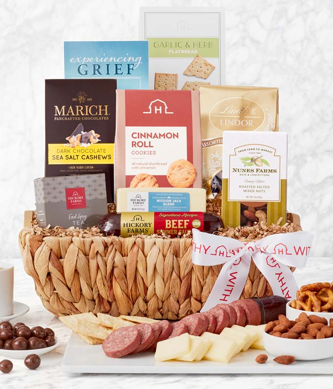 Caring Condolences Sympathy Basket